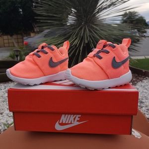 Nike Toki Slipon - Girls 2c Pink and White Shoes